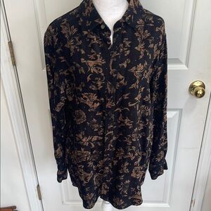 CHICO’S DESIGN SHIRT/JACKET NWOT SIZE 2 LARGE